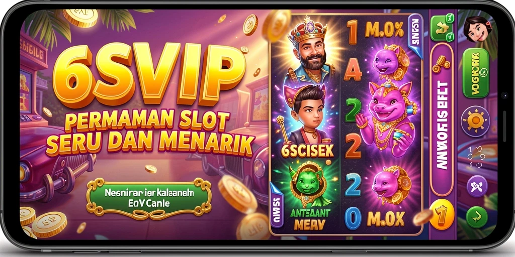 Gameplay menarik dari aplikasi Slot 6SVIP yang penuh warna.