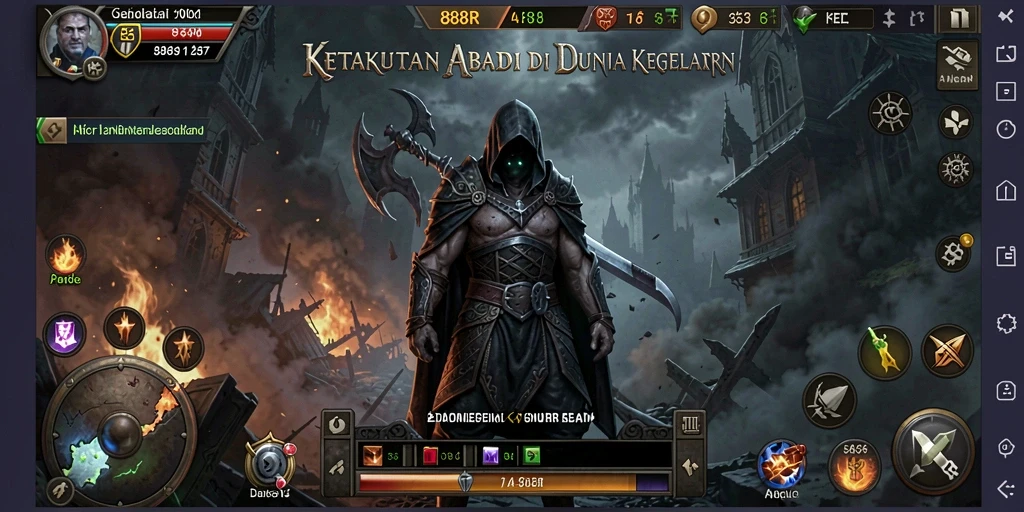 Tangkapan layar 888R menampilkan suasana mencekam dan gameplay yang menegangkan.