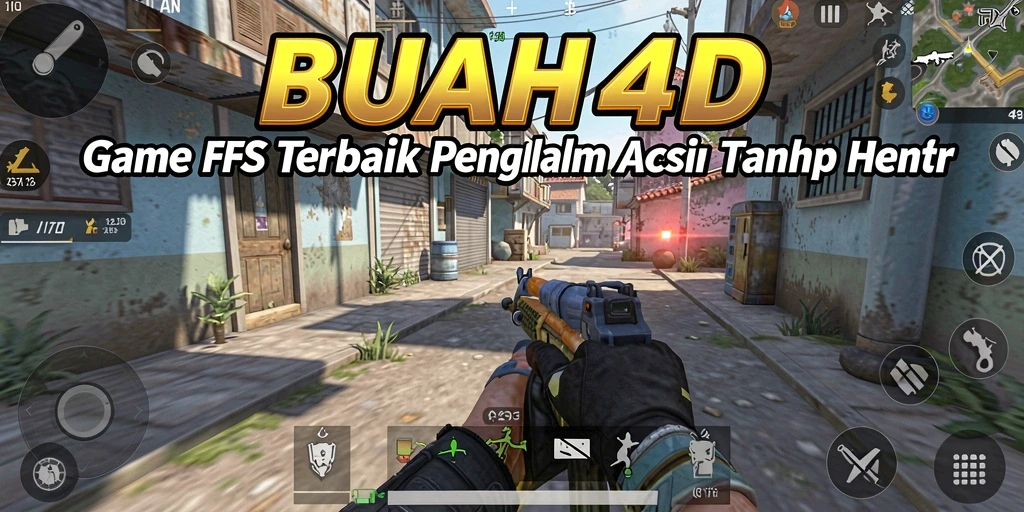 Tangkapan layar BUAH4D menampilkan aksi tembak-menembak yang intens.
