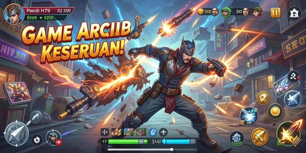 Tampilan menakjubkan dari gameplay HIT9 yang penuh aksi.