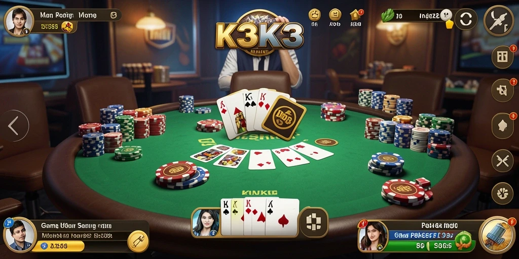 Tampilan permainan seru dalam K3K3 yang penuh strategi.