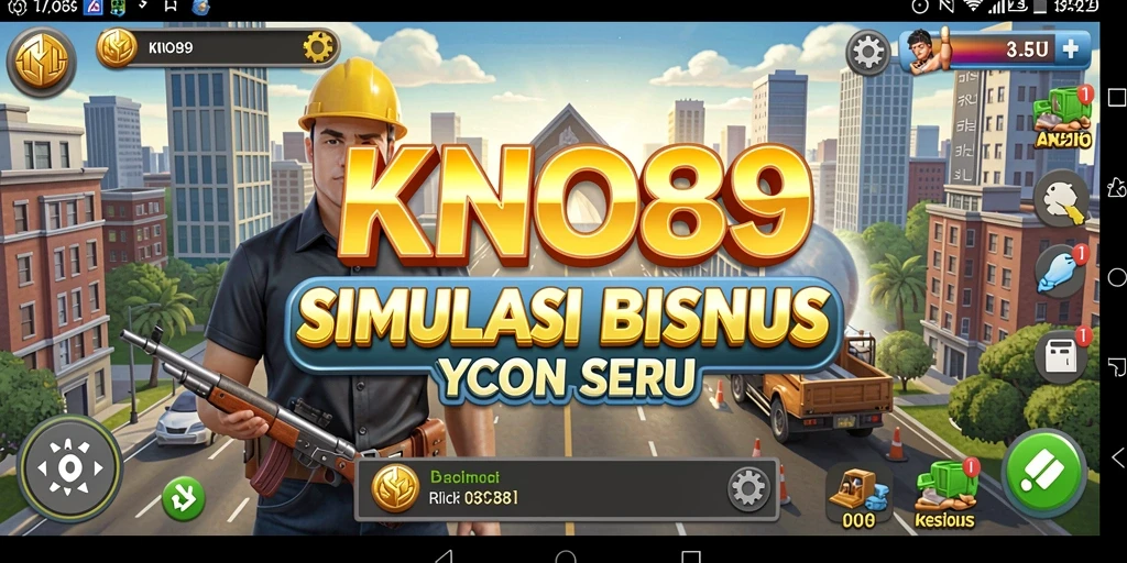 Tampilan gameplay KNO89 yang menegangkan saat membangun bisnis.