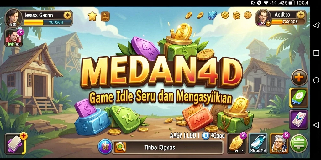 Tangkapan layar gameplay MEDAN4D menampilkan aksi seru dan kontrol yang mudah.