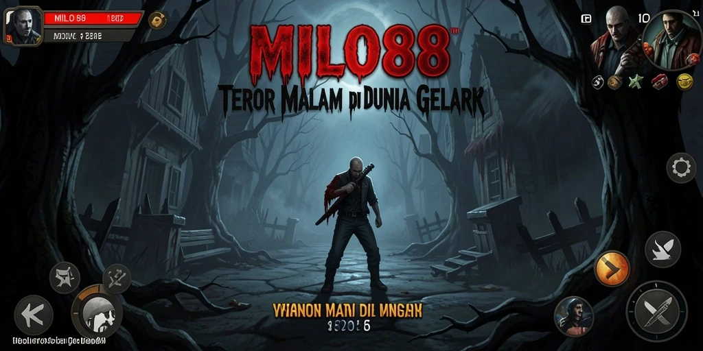 Screenshot gameplay <strong>MILO88</strong> menampilkan suasana menyeramkan yang memikat.