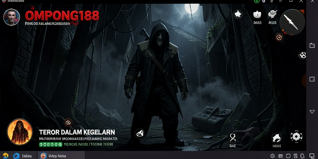 Tampilan gameplay OMPONG188 yang mencekam dan penuh ketegangan.
