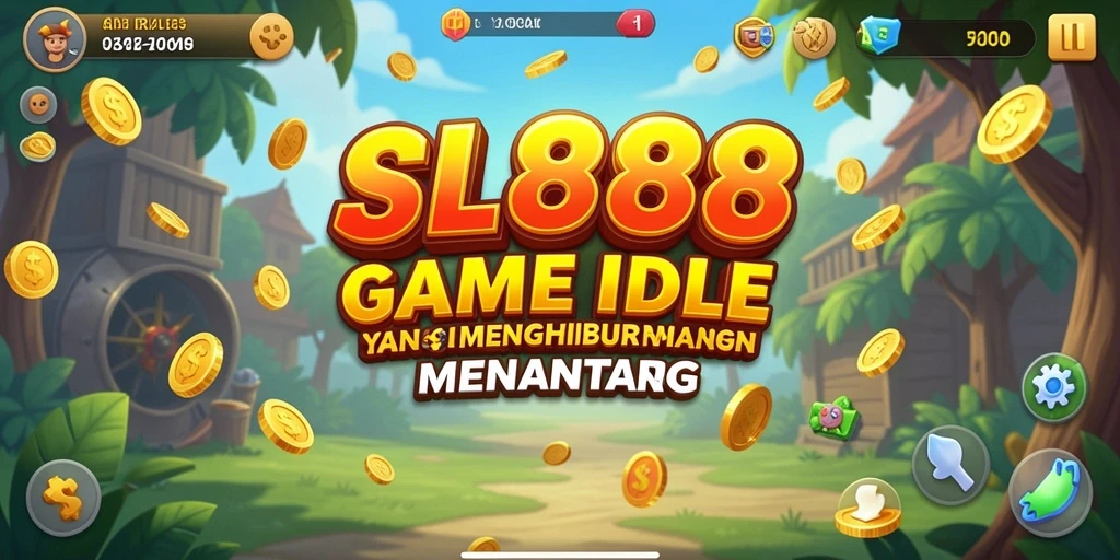 Tangkapan layar gameplay SL888 yang menampilkan pengelolaan sumber daya.