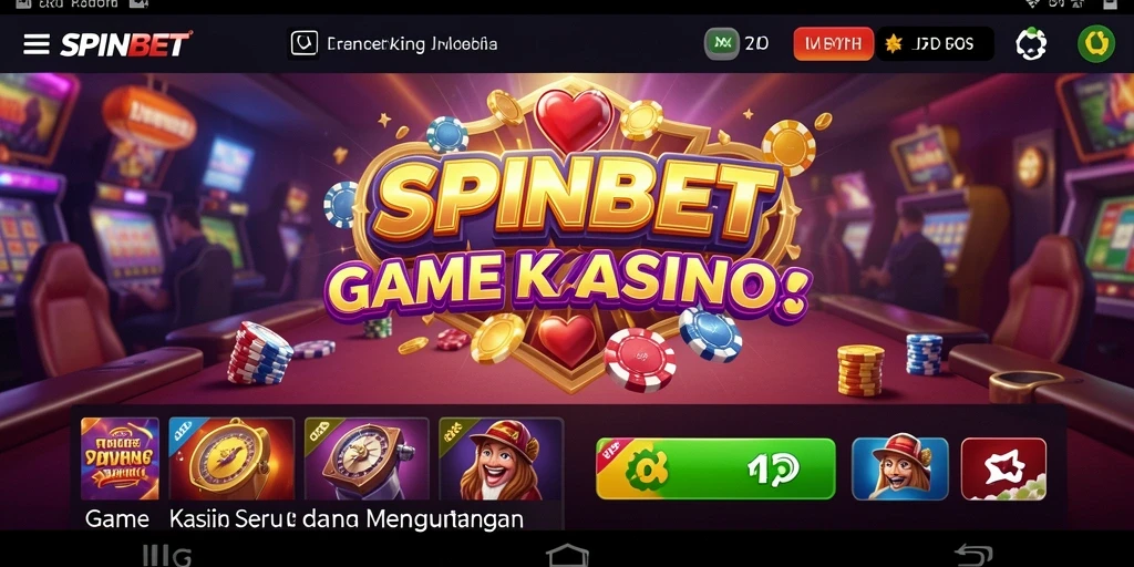 Tampilan menarik dari gameplay SPINBET yang penuh aksi Kasino.