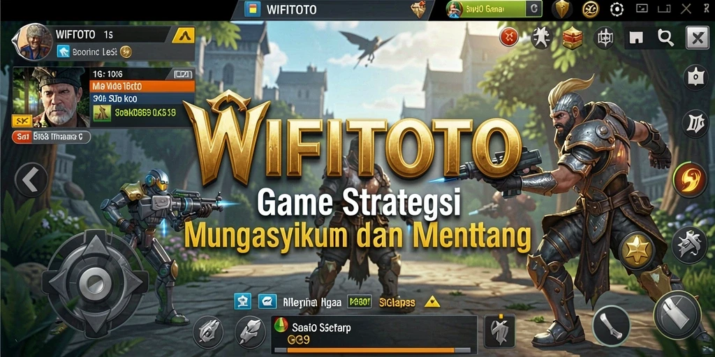Tampilan gameplay strategis dari WIFITOTO yang mendebarkan.